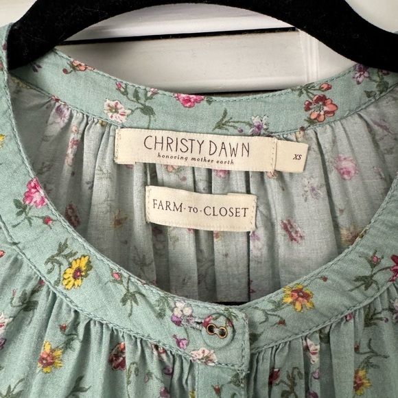 Christy Dawn Floral Ruffle Mini Dress - Picture 3 of 4